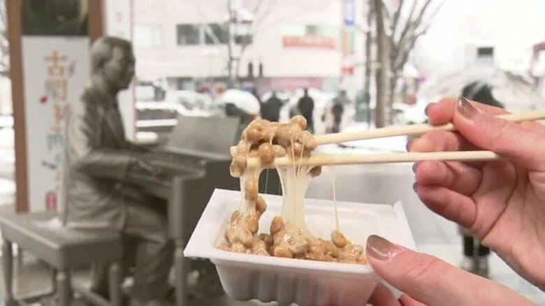 日本一奪還！納豆の購入額・福島市が9位陥落から全国1位に　もはや必需品！？納豆愛を再燃させる取り組みが功を奏す？【福島発】　｜FNNプライムオンライン