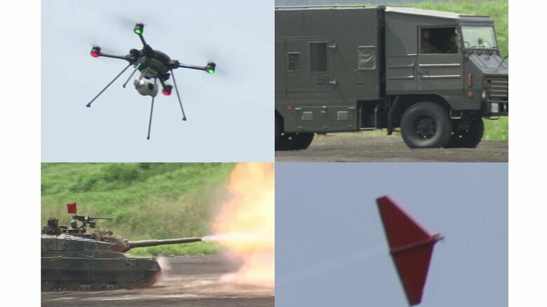 見えてきた“近未来の戦場”の姿　電子戦に始まり離島奪還の想定まで…今年非公開の「富士総合火力演習」｜FNNプライムオンライン
