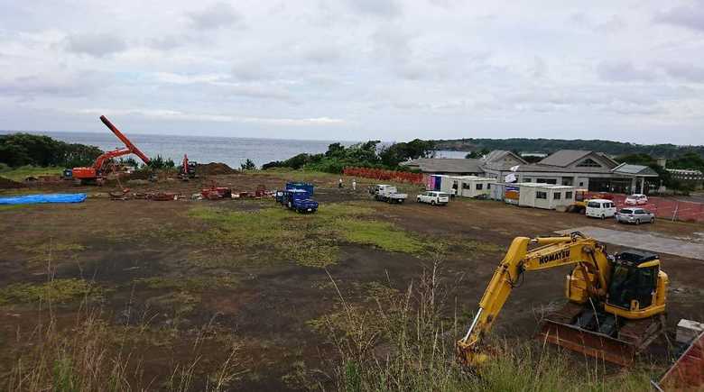 2018年、対馬はホテル建設ラッシュに沸いていた(比田勝地区で撮影)