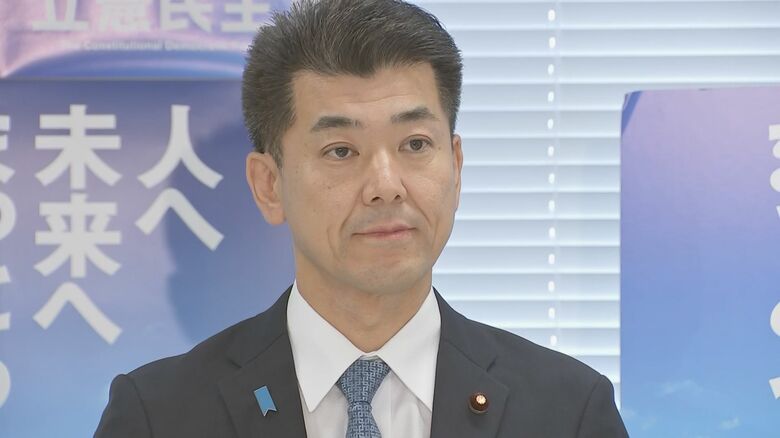 立憲民主党　泉健太 代表