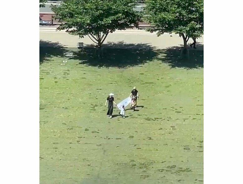 病室からの様子（提供：ぴかさん）