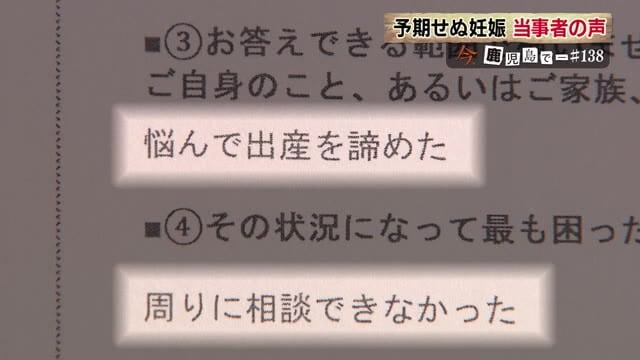 アンケートで寄せられた厳しい現実