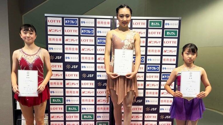 ジュニア女子表彰台（中四国九州選手権）