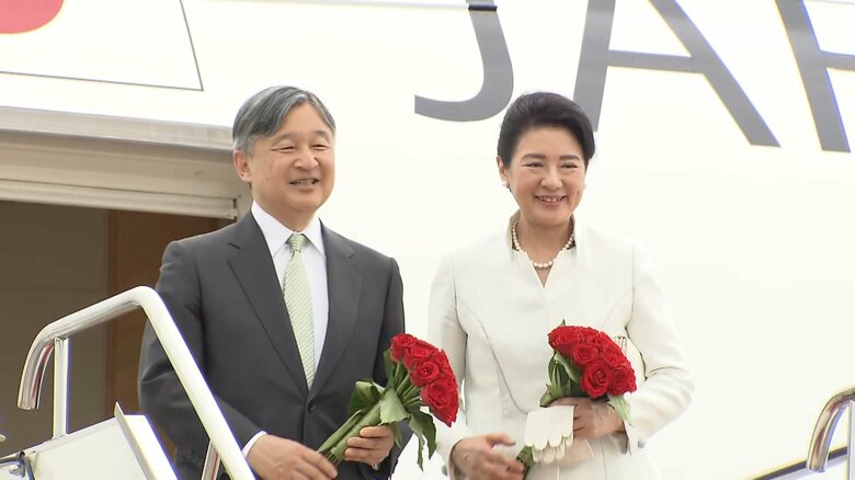 モンゴル公式訪問の全日程を終え、帰国の途につかれた両陛下