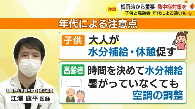 年代による注意点