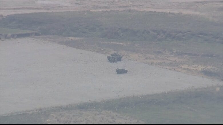 日出生台演習場　21日正午過ぎ