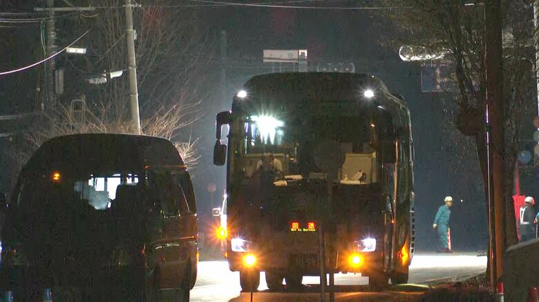 事故現場（軽井沢町　12月1日）