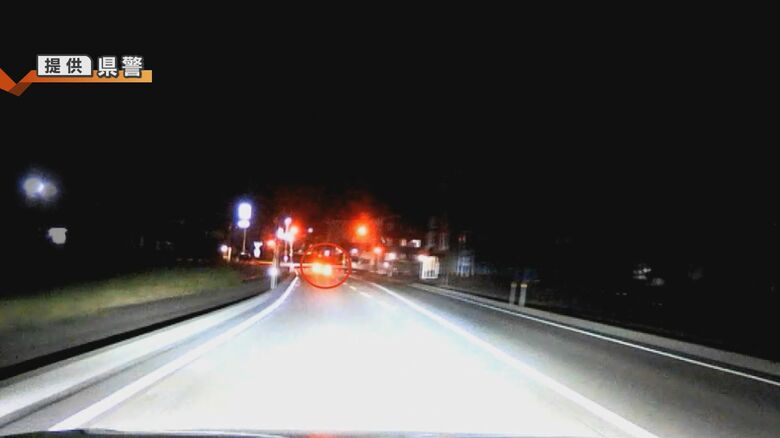 上越市内の県道で暴走行為