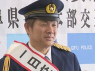 中日OBの山崎武司さんが岐阜県警の一日交通部長に 甲子園で活躍した県岐商を訪問し自転車の安全運転呼びかけ