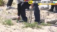 能登半島地震で隆起した海岸　約３００人が清掃活動