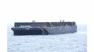 【ナゾの無人漂流船】長さ50ｍの巨大な物体が沖合に突如現れる_台風の影響でサイパン島からはるばる流れ着いた”漂流台船”か_船体に人影なし_アメリカ側と連絡をとり今後の対応を検討中〈北海道浜中町沖〉