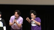 秋の交通安全運動前に「ぺこぱ」らが交通安全呼びかけ　生活道路の法定速度順守も