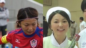 なでしこトップ選手から30歳で転身。コロナ禍の新人看護師が日本代表に送ったエール