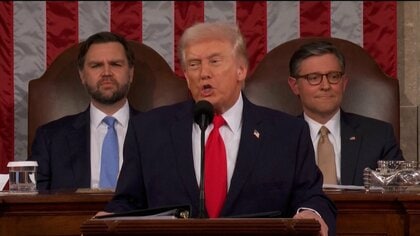 トランプ大統領が一般教書演説　“アメリカの黄金時代”とアピールも…関税措置に違法判決、支持率も低迷