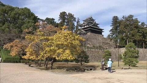 勤労感謝の日　山陰各地で行楽日和　国宝・松江城など観光客でにぎわう　連休最終日は天気下り坂（島根）　