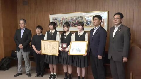 北上翔南の鬼剣舞部が最優秀賞を報告　全国高校総合文化祭で14年ぶり2度目の栄誉　岩手県北上市
