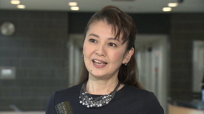 親善大使として意気込みを語る南野陽子さん