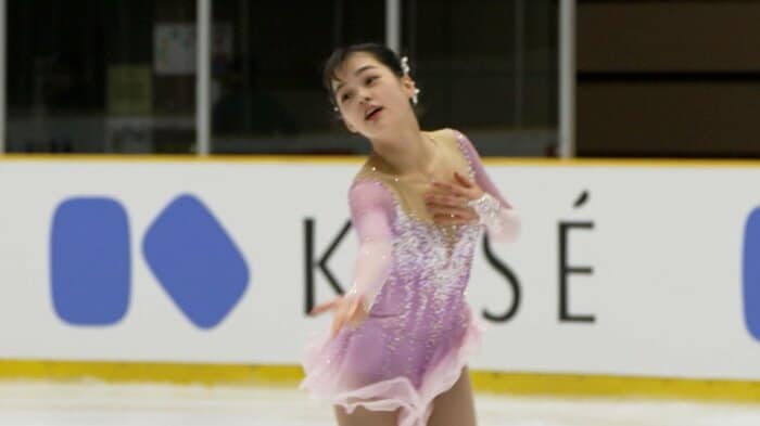 FSでは応援を受け全日本推薦ライン8位に食い込んだ横井きな結