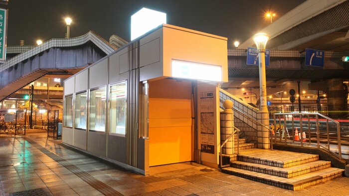 駅の出入口も閉鎖される(画像提供:東京地下鉄株式会社)