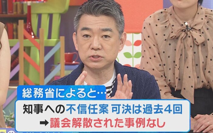 橋下徹氏　関西テレビ「旬感LIVE とれたてっ！」9月18日放送より