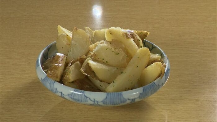 「今金男しゃく」を使ったポテトフライ