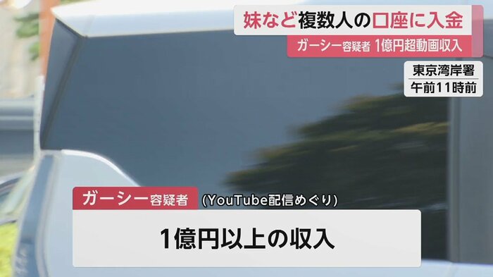 ガーシー容疑者を乗せた車