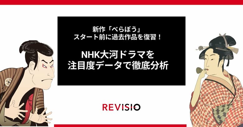 まもなく「べらぼう」がスタート!NHK大河ドラマ過去の人気作を注目度データで徹底分析