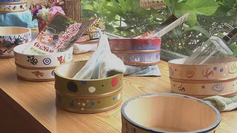 お湯だけでなくアートでも湯原温泉の魅力を…露天風呂の日を前に温泉街で作品展示始まる【岡山・真庭市】｜FNNプライムオンライン