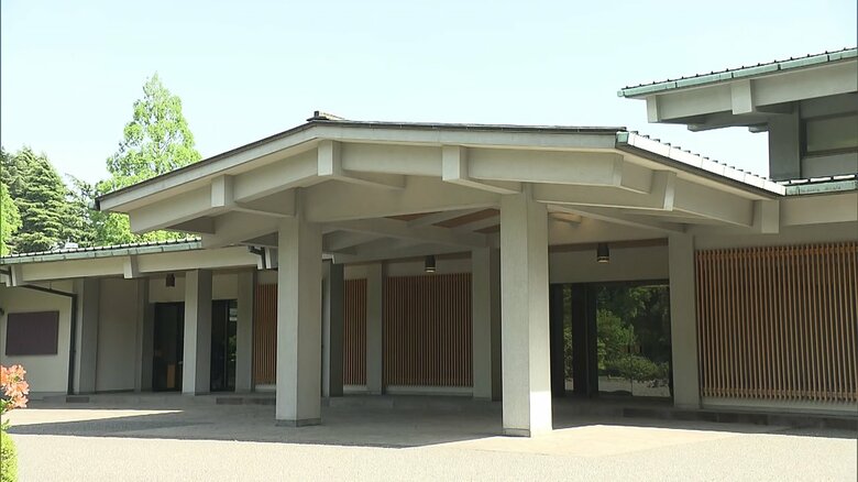 先月、仙洞御所の内部が報道陣に公開された。