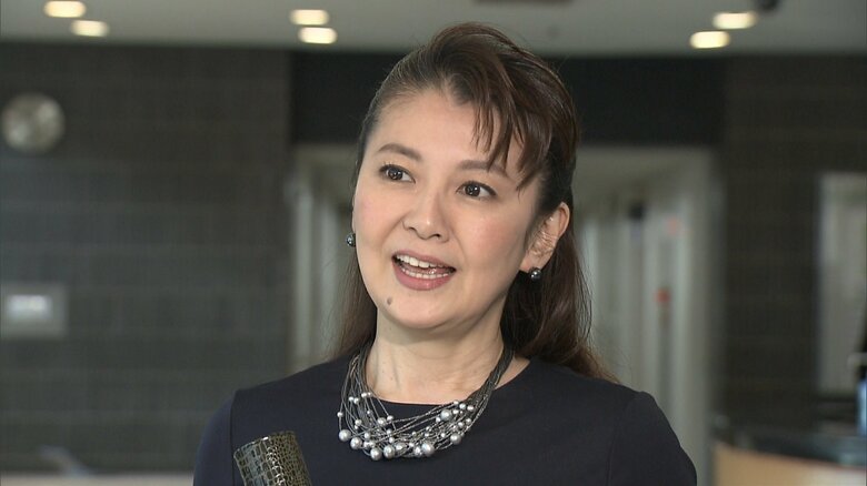 親善大使として意気込みを語る南野陽子さん