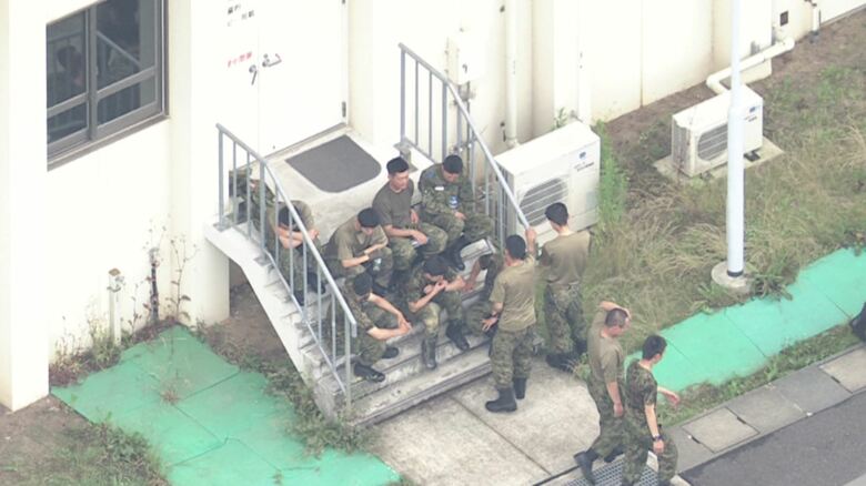 銃撃事件が起きた陸上自衛隊の日野基本射撃場　岐阜　6月14日