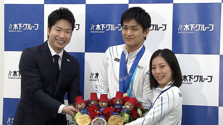 “卓球界のレジェンド”水谷隼と初対面したりくりゅう