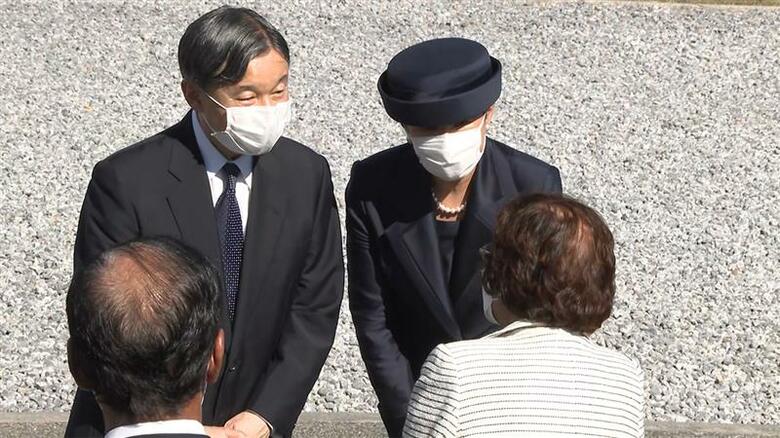 国立沖縄戦没者墓苑にて（22日午後）