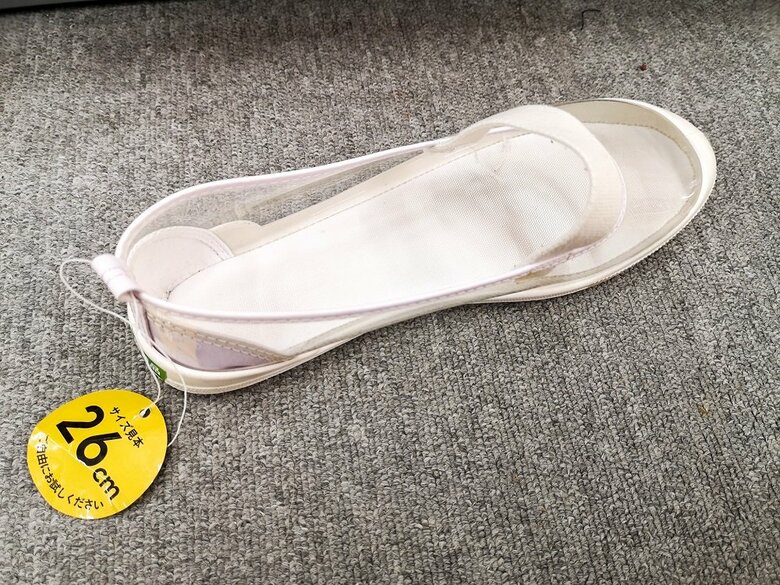 お試し用シューズ（画像提供：カインズ広島LECT店）