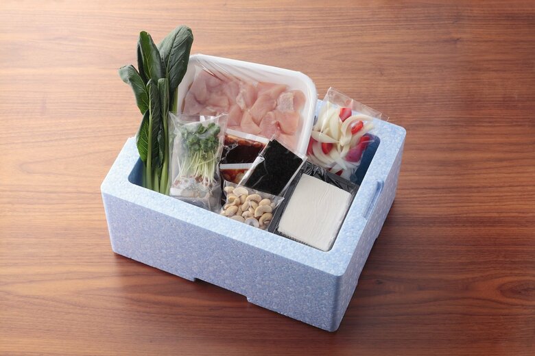 ヨシケイは使い切れる分だけ、自宅に配送してくれる（画像提供：ヨシケイ開発）