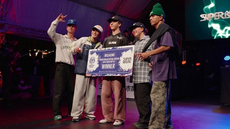 翌週には所属クルーのメンバーとしてバトルに出場し優勝を果たす