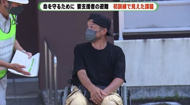 訓練に参加した小野さん