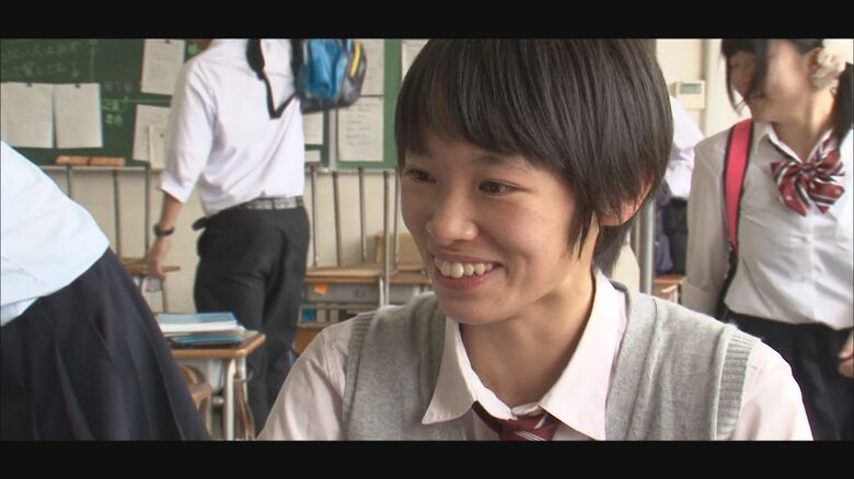 高校時代の広田選手（2013年）