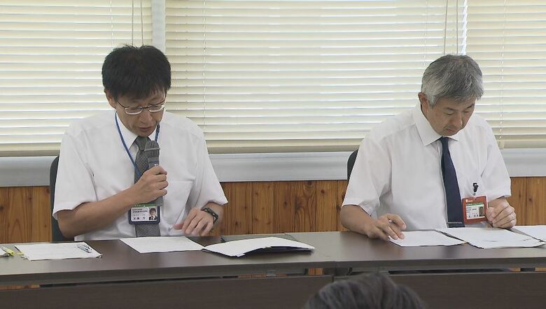 長野県教委の説明（県庁　9月14日）