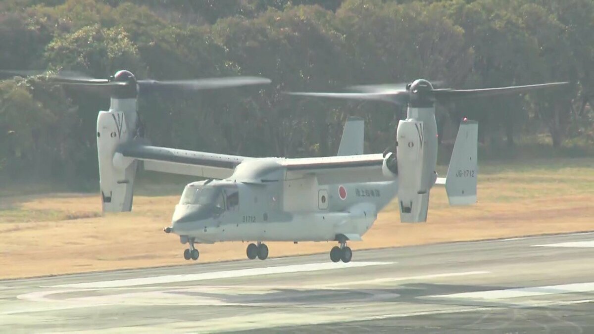 訓練飛行当日”に米軍オスプレイ墜落の波紋 佐賀空港配備に理解求めたい