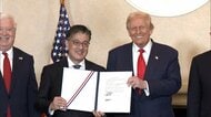 対米投資 日立や東芝などが関心示す 少なくとも60兆円 トップら署名