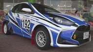 ラリーカー3台が勝山市のショッピングセンターに登場　全国12カ所を巡るラリー大会前にPR　7月28日開催