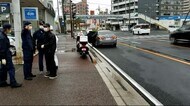 殺人未遂で男(23)を現行犯逮捕 しがみついたまま車を走らせる・広島