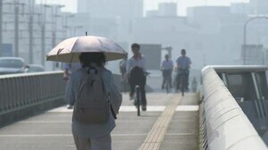 “7月上旬並み”の暑さも…富山県内強い日差し照りつける 予想最高気温は富山市28度、高岡市伏木25度