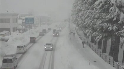 「目覚めたら雪が積もっていた」強い寒気で山沿い中心に平地でも大雪の恐れ　交通の乱れに注意・警戒を