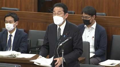 【速報】岸田首相「今の段階でマスクの着用緩和は現実的ではない」