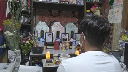 「真っ黒い炎が一気に来た」妻と子ども2人が犠牲に…土石流災害から1年　遺族求める“原因究明”【長野発】