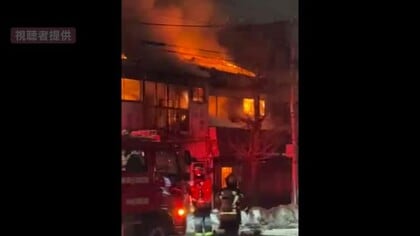 未明に新潟駅近くで飲食店兼住宅など3棟焼く火事　1人死亡　80代男性と連絡とれず「赤い炎で黒い煙が…」　新潟・中央区