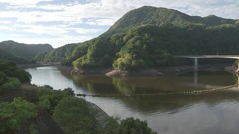 雨不足で貯水率低下が止まらない“耶馬渓ダム”「貯水率過去最低になる可能性も」市民に節水呼び掛け　学校のプールの授業にも影響　大分発