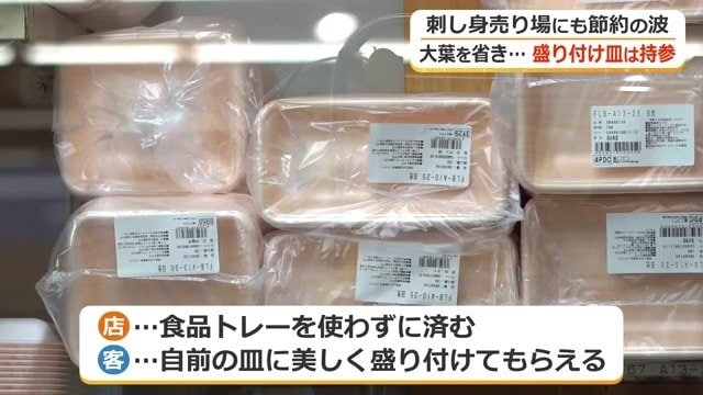トレーの削減にもつながる